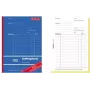 Herlitz 880526 livro de encomendas A5, 2 x 40 folhas, autocopiativo, FSC