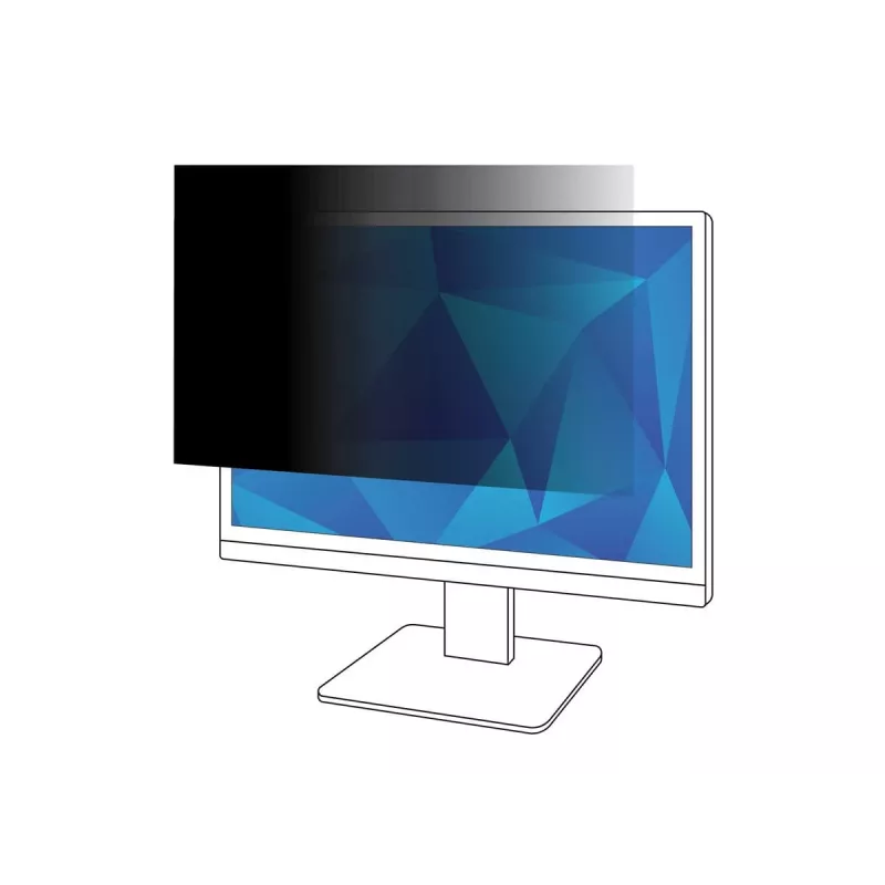 Filtro de privacidade 3M PF195W9B 49,5 cm (19,5 polegadas) para monitor sem moldura