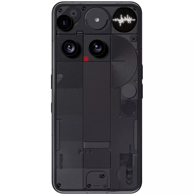 Nothing Phone (3) preto - Smartphone 5G - Dual-SIM - RAM 12 GB / armazenamento interno 256 GB - ecrã OLED - 6,67 (A10000022)