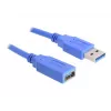Cabo USB DeLOCK USB 3.0-A macho/fêmea 1m