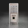 Fechadura de código com impressão digital e RFID QOLTEC 52447 com proteção IP68