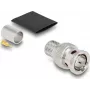 Delock 91773 conector BNC macho de crimpar para RG-11 com tubo termorretrátil