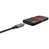 SSD Emtec 512GB USB Type-C 3.2 Gen 1 preto vermelho X200