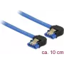 Cabo SATA DeLOCK 85094 0,1 m SATA 7 pinos preto azul