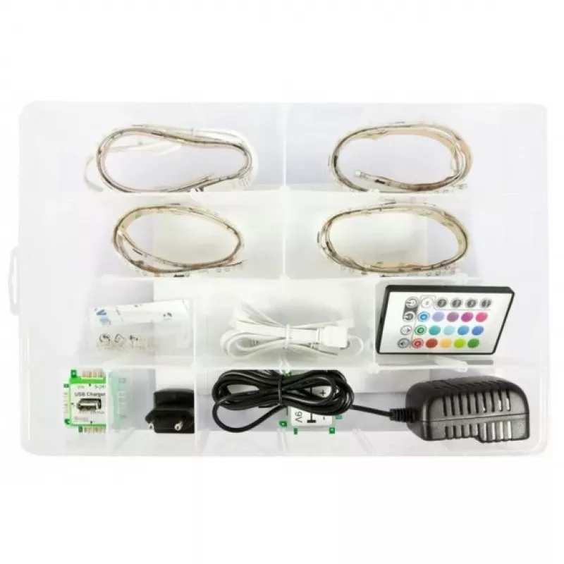 Conjunto de luzes RGB ALLNET Brick’R’knowledge Variable Color ALL-BRICK-0619