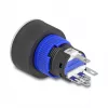 Botão de pressão DELOCK 22049 22 mm, 5× terminais de solda, montagem em painel