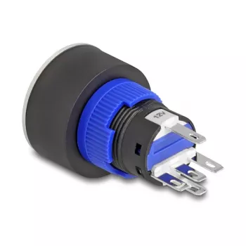 Botão de pressão DELOCK 22049 22 mm, 5× terminais de solda, montagem em painel