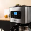 Coffee 66 Smart Plus, máquina de filtro preto/aço inoxidável, programável