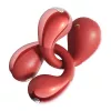 Auscultadores sem fios com clipe QCY Crossky Clip C30S (vermelho) — design de clipe, intra-auriculares, sem fios