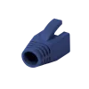 Logilink | Bainha de alívio de tração para ficha RJ45, 8,0 mm (50 unid.) | MP0035B | azul