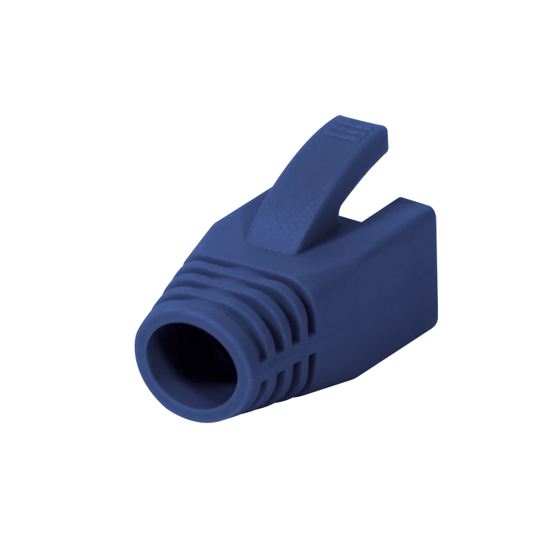 Logilink | Bainha de alívio de tração para ficha RJ45, 8,0 mm (50 unid.) | MP0035B | azul