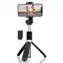 Tripé MEDIA-TECH MT5542 selfie stick 2 em 1 altura ajustável leve