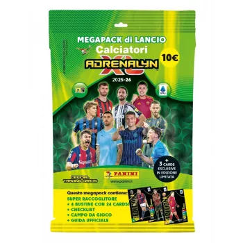 Conjunto inicial de cartas colecionáveis PANINI Italian League 2025 Mega Starterset