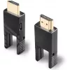 Cabo Micro HDMI híbrido de fibra ótica Lindy 10m 18G com conectores HDMI e DVI removíveis