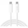 4smarts 540959. Comprimento do cabo: 1,5 m, Ligação 1: USB C, Ligação 2: USB C, Versão USB: USB 3.2 Gen 1 (3.1 Gen 1), Taxa máxima de transferência de dados: 100