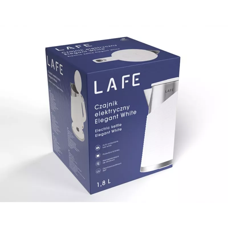 Chaleira elétrica LAFE 1,8L 2200W branco