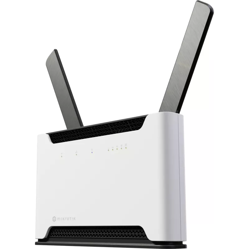 Router WLAN | MIKROTIK | Chateau LTE7 ax | Wi-Fi 6 (802.11ax) | Ranhura para cartão SIM Sim | 3G Sim | 4 portas LAN | Porta USB Sim | G+5HAXD2HAXD-TC&R11E-LTE7