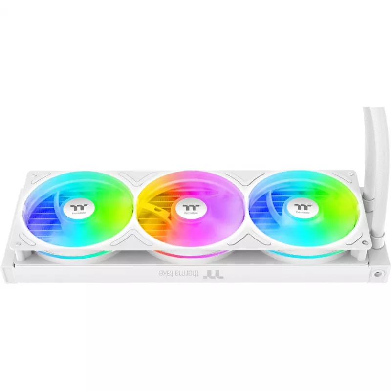 Refrigeração líquida CPU THERMALTAKE TH360-S V3 ARGB Sync AIO Snow Edition, 360 mm, ARGB, All-in-One