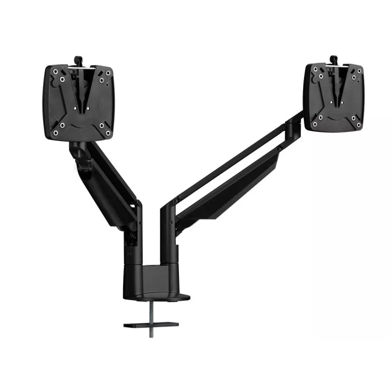 Novus CLU DUO C 990+4018+000 braço para monitor de 2 peças com fixação à mesa, preto