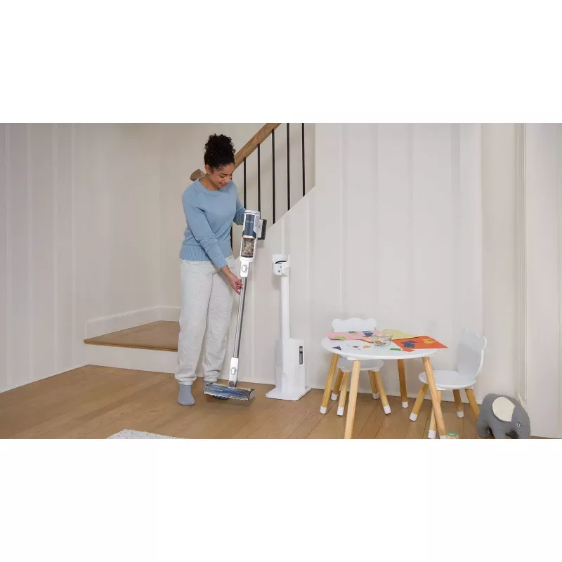 Sharkclean BU3521EU aspirador vertical/escova elétrica aspirador vertical 2-em-1 bateria a seco sem saco 21,6 W azul, branco