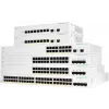 Cisco Business 220 Series CBS220-48P-4G - Switch - Smart - 48 x 10/100/1000 (PoE+) + 4 x Gigabit SFP (Uplink) - montagem em rack - PoE+ (382 W)