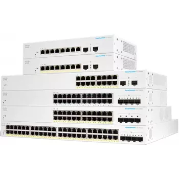Cisco Business 220 Series CBS220-48P-4G - Switch - Smart - 48 x 10/100/1000 (PoE+) + 4 x Gigabit SFP (Uplink) - montagem em rack - PoE+ (382 W)