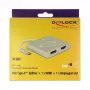 Adaptador gráfico USB DeLOCK 87716 2560 x 1440 píxeis prateado