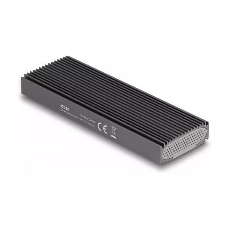 Caixa para SSD DeLOCK externa USB Type-C combo para SSD M.2 NVMe PCIe ou SATA sem ferramentas
