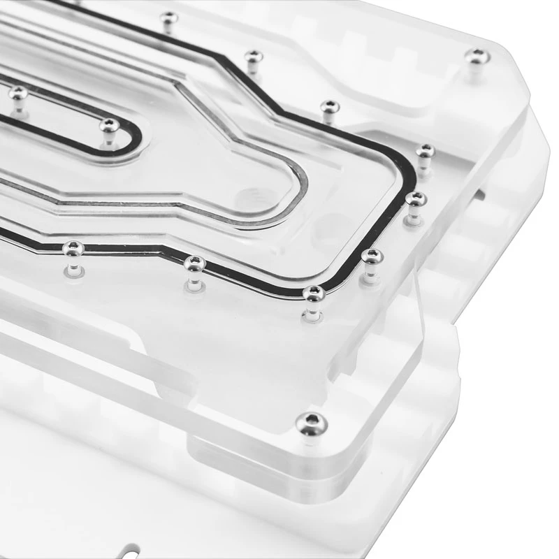 Placa de distribuição frontal Singularity Spectre 2.0 Elite Kit para refrigeração líquida (SC-SPECTRE-ELITE-FRONT-WH)