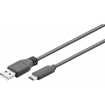 Wentronic 41074 Cabo USB 1 m 3.2 Gen 2 (3.1 Gen 2) USB A USB C Preto (41074)