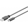 Wentronic 41074 Cabo USB 1 m 3.2 Gen 2 (3.1 Gen 2) USB A USB C Preto (41074)