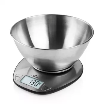 Balança de cozinha eletrónica ETA Dori aço inoxidável, capacidade 5 kg, precisão 1 g