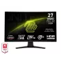 Monitor de computador MSI MAG 274CQF 68,6 cm (27 polegadas) 2560 x 1440 píxeis Wide Quad HD preto