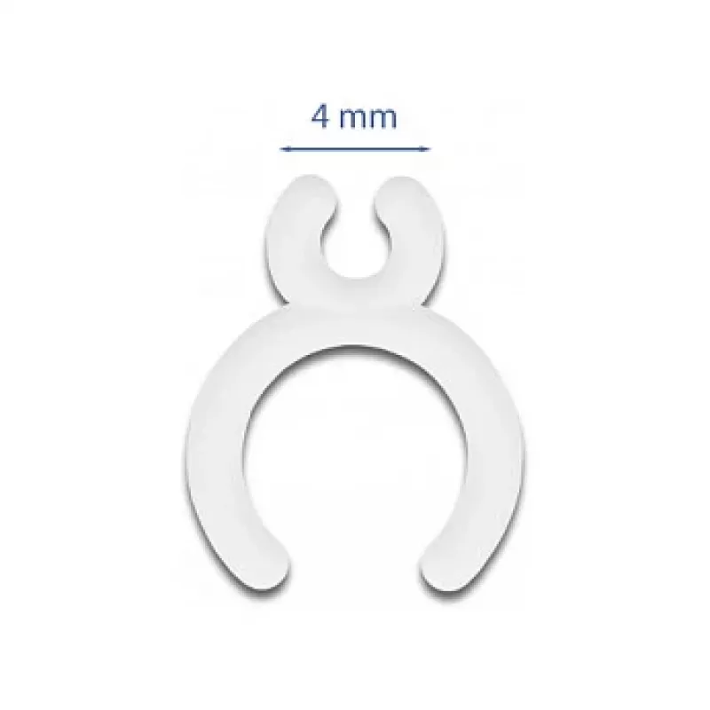 Suporte telescópico DeLOCK para smartphone e tablet com prateleira, prateado/branco