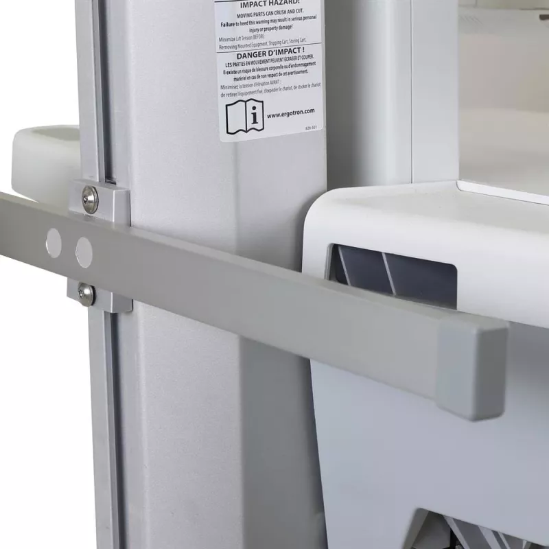 Ergotron 98-420 conjunto de montagem em alumínio, capacidade máxima de carga 2,3 kg