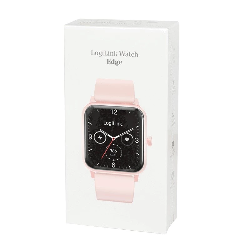 Smartwatch LCD, BT5.2 IP68, rosa