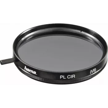 Hama Filtro de polarização circular, 62,0 mm, com revestimento, Preto 62 mm