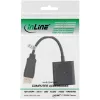 Adaptador de cabo de vídeo Microconnect DPDVID 0,15 m DisplayPort DVI-D preto
