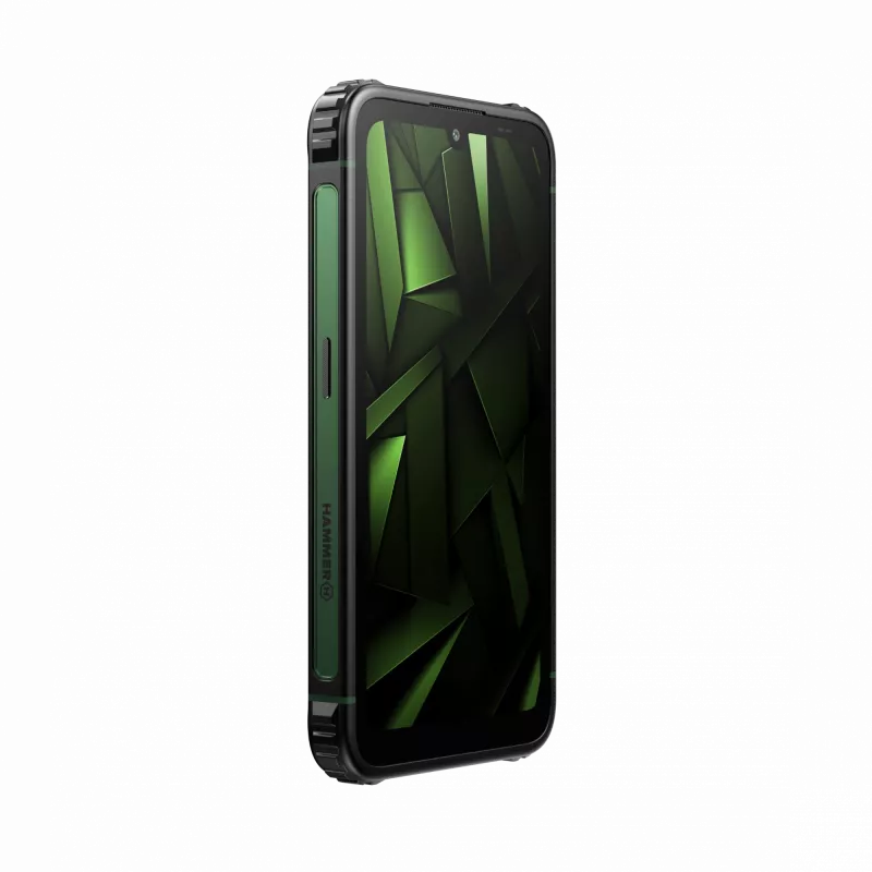 Hammer Ranger 4G smartphone, IPS de 6,1 polegadas 720x1560, 6 GB de RAM, 256 GB, Android 15, Dual SIM, verde