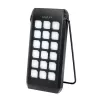 Logilink - Powerbank solar - Lanterna - Li-Pol - 10000 mAh - 18 Watt - 3 A - PD 2.0, QC 3.0, Ultra Fast Charge - 2 portas de saída (USB Type-A, USB-C de 24 pinos) - no cabo: USB (PA027