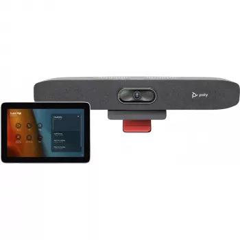 Barra de vídeo HP Poly Studio Small Room Kit R30 USB para MS Teams — kit de barra de vídeo USB para pequenas salas de reunião