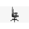 Cadeira gaming universal Aerocool Crown AeroSuede com assento acolchoado, cinzento pedra