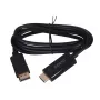 Adaptador de cabo de vídeo SAVIO DisplayPort para HDMI tipo A CL-56, 1,5 m, preto