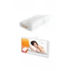 Almofada ortopédica MDH Qmed Standard Plus design contornado para apoio do pescoço, densidade da espuma 55 kg/m³, 500×330 mm, profundidade 12 cm, ecru