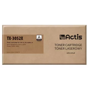 Toner ACTIS TX-3052X preto para impressoras Xerox, 3000 páginas, pack individual
