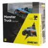 Monster Truck radiocontrolado Amewi DieCast 1:64 RTR, azul/laranja