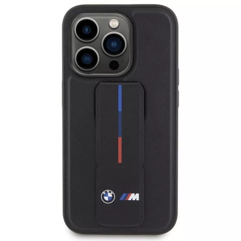 BMW | BMHCP15X22GSLK | Capa traseira | Apple | iPhone 15 Pro Max | TPU, PC, pele ecológica | preto