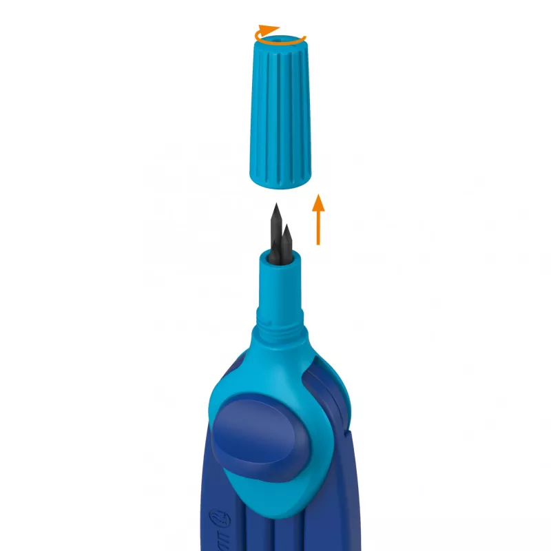 Compasso escolar Pelikan griffix azul minas de substituição caixa suspensa (700818)
