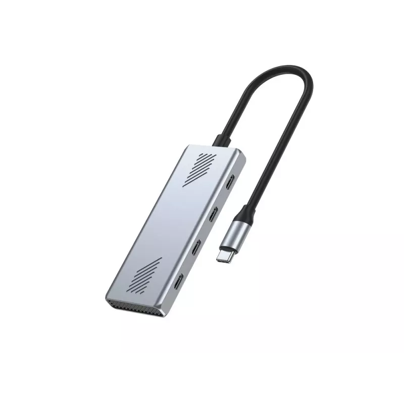 Hub USB-C 3.2 Gen 2 de 4 portas GEMBIRD UHB-CM-U310-C4-01