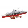 Conjunto de construção Cobi Couraçado Tirpitz modelo com 593 peças, à escala e com características de exposição